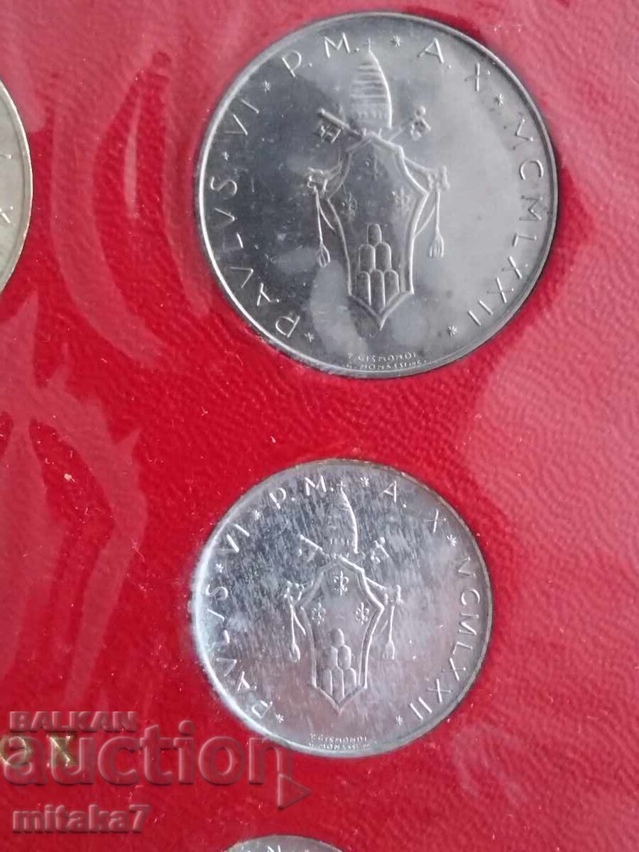 Licitație Set monede 1972, Vatican