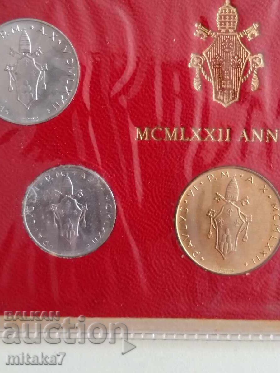 Livrarea Set monede 1972, Vatican