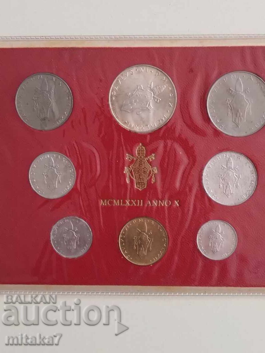 Σετ νομισμάτων 1972, Βατικανό