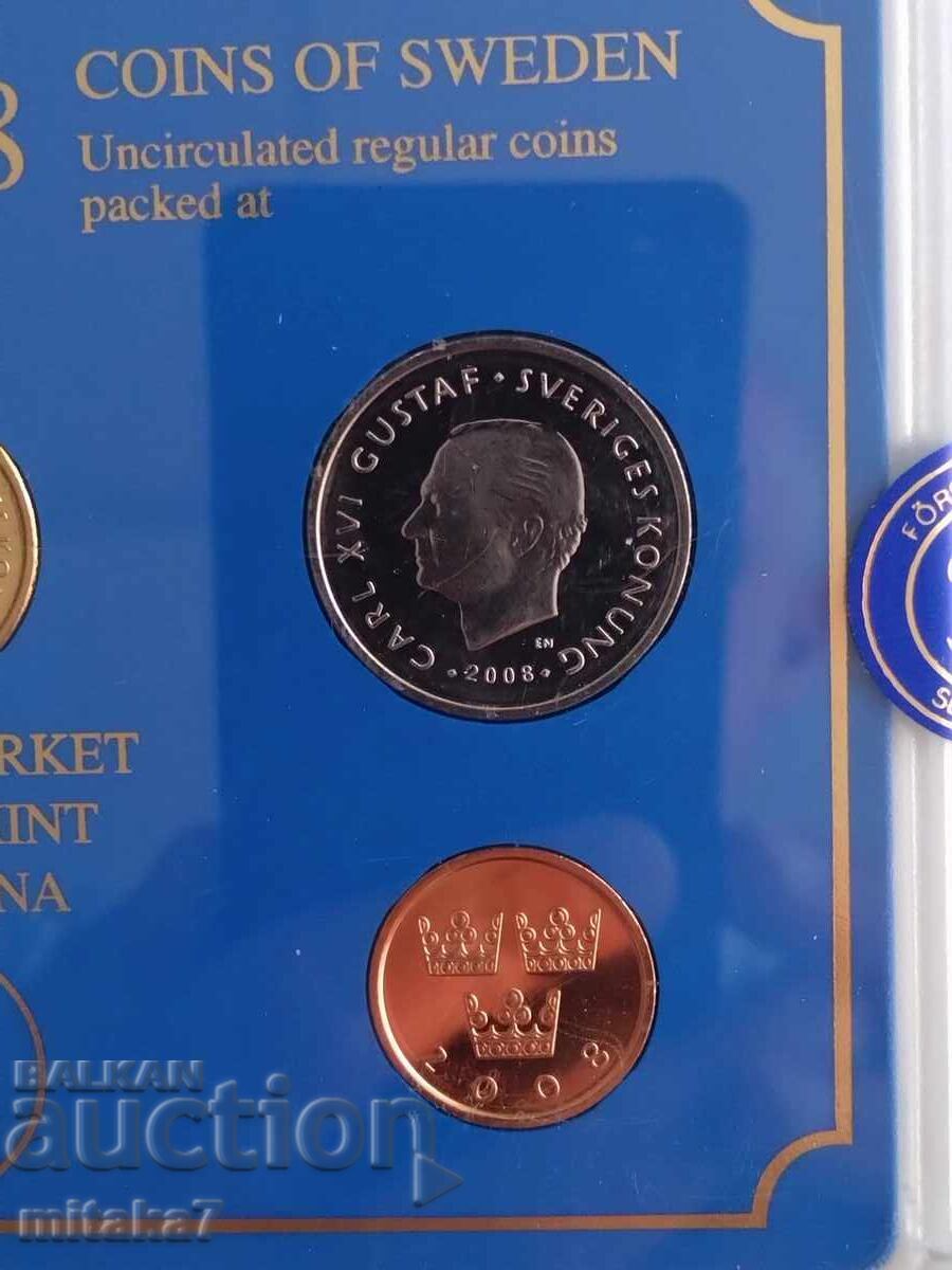 Auction Set of coins, Sweden, 2008 Auction Set of coins, Sweden, 2008