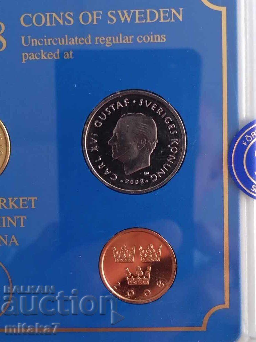 Δημοπρασία Σετ νομισμάτων, Σουηδία, 2008 Δημοπρασία Σετ νομισμάτων, Σουηδία, 2008