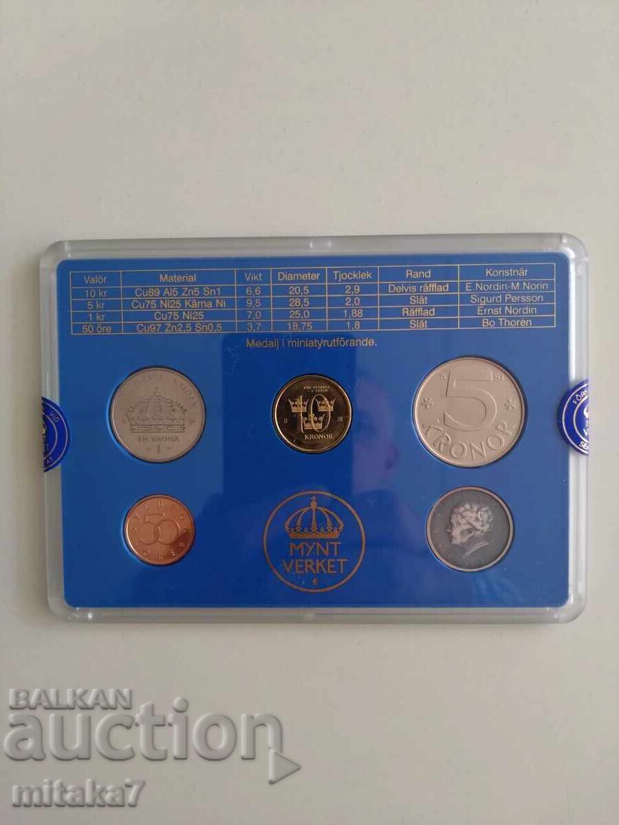 Παράδοση Σετ νομισμάτων, Σουηδία, 2008