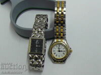 Lot două ceasuri de mână quartz pentru femei, funcționale