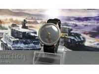 Ceas de mână militar WW 2 cu cadran negru