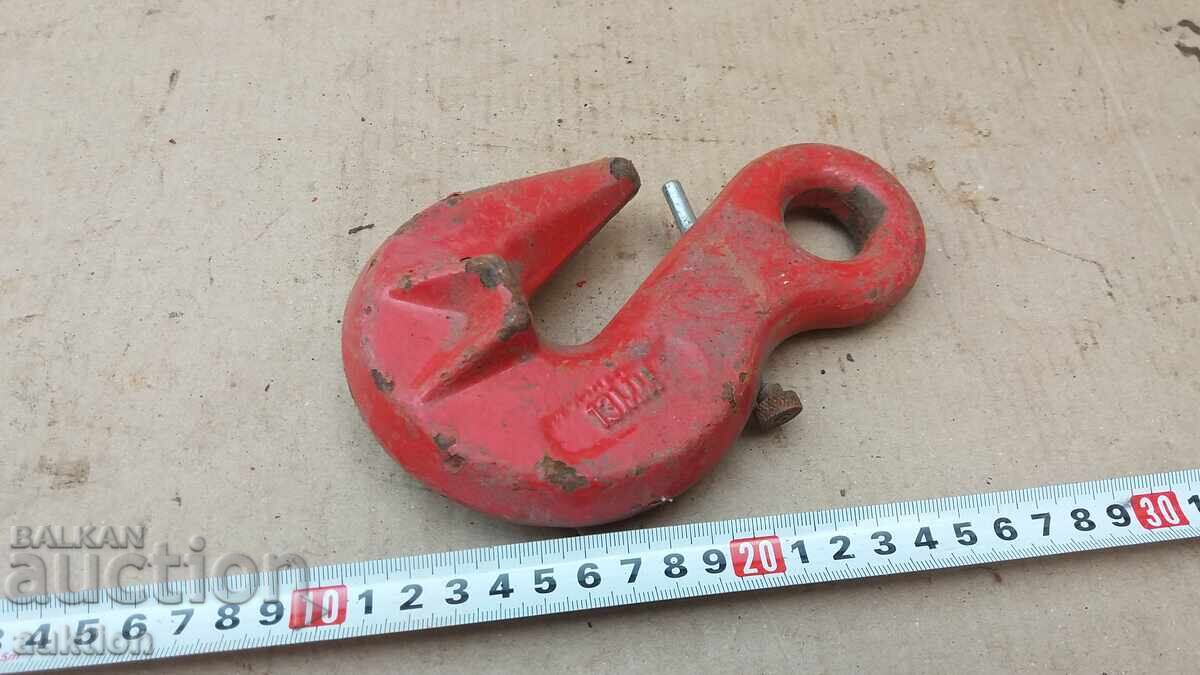 Аукцион МАСИВНА КУКА, ЧЕНГЕЛ ОТ КРАН С МАРКИРОВКА