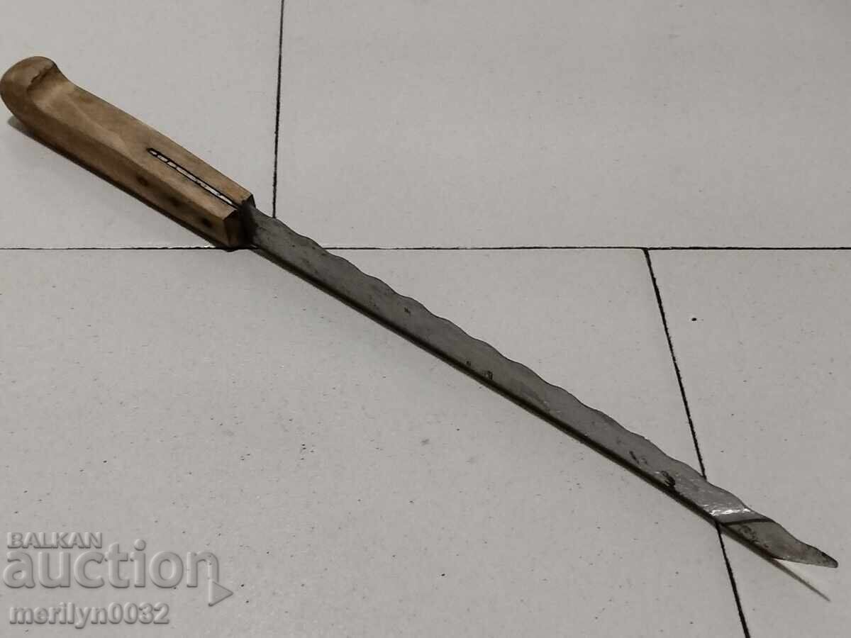 Παλιό μαχαίρι κουζίνας Πέτκο Ντάνεφ λεπίδα καμά - 7