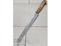 Cuțit de bucătărie vechi Petko Danev lamă tip camă