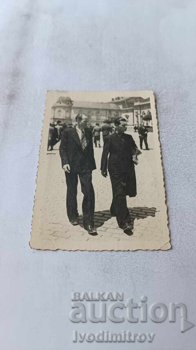 Photo Sofia Two men on a walk 1937