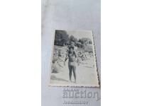 Φωτογραφία Νεσέμπαρ Άνδρες και αγόρι στην παραλία 1976