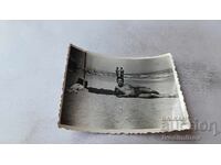 Φωτογραφία Άνθρωπος στην παραλία