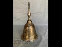 Camp bed with decoration