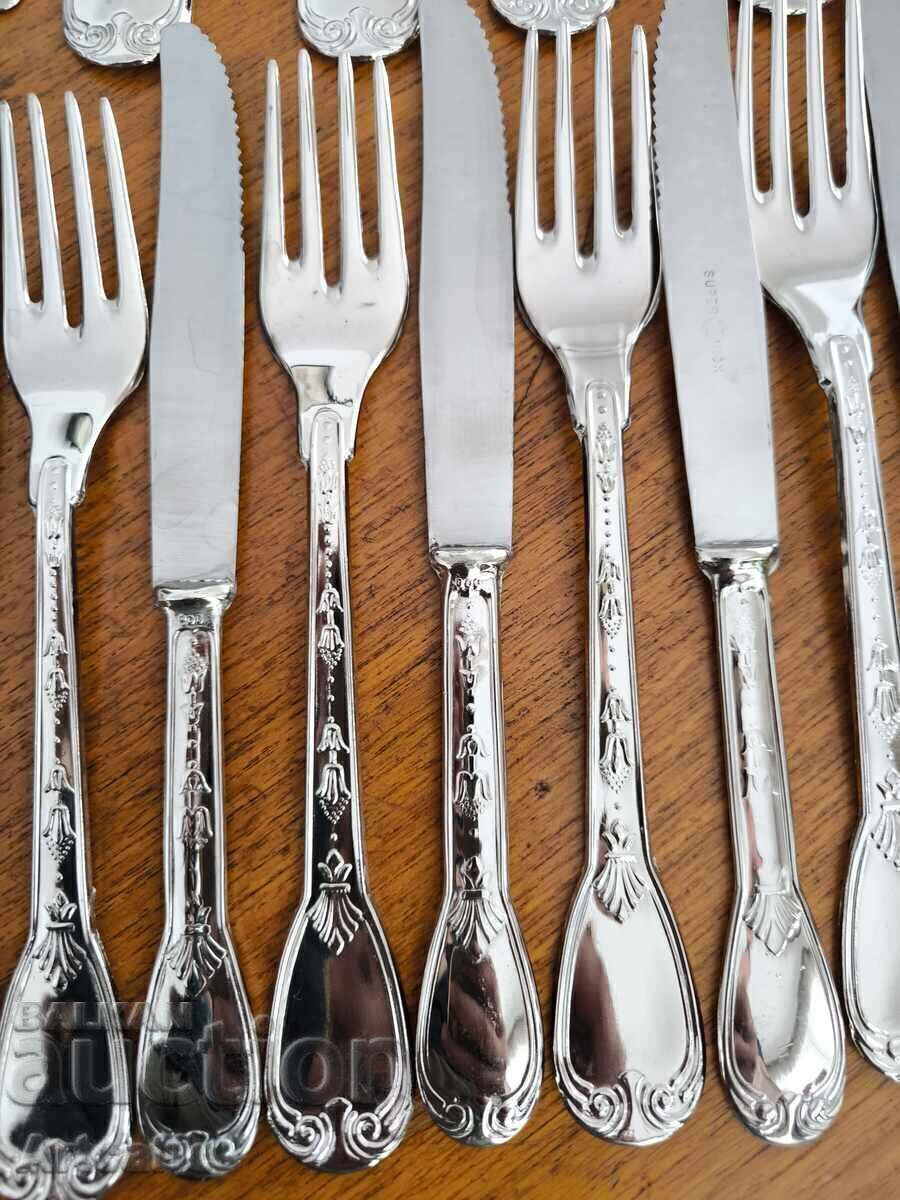 Αντίκες μαχαιροπήρουνα με τιμή 120.00 BGN | € 61.36 Αντίκες μαχαιροπήρουνα με τιμή 120.00 BGN | € 61.36