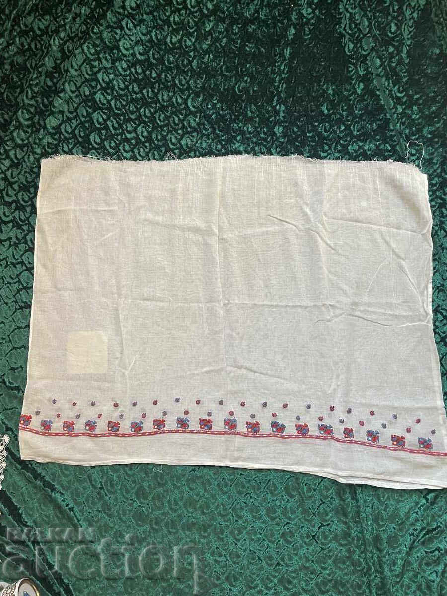 Ποδιά-κεναρ, κεντημένη, 155/55 εκ Ποδιά-κεναρ, κεντημένη, 155/55 εκ