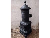 Γερμανική/Αυστριακή σόμπα NADSAG με διακοσμητικό χυτοσίδηρο 19ου αιώνα