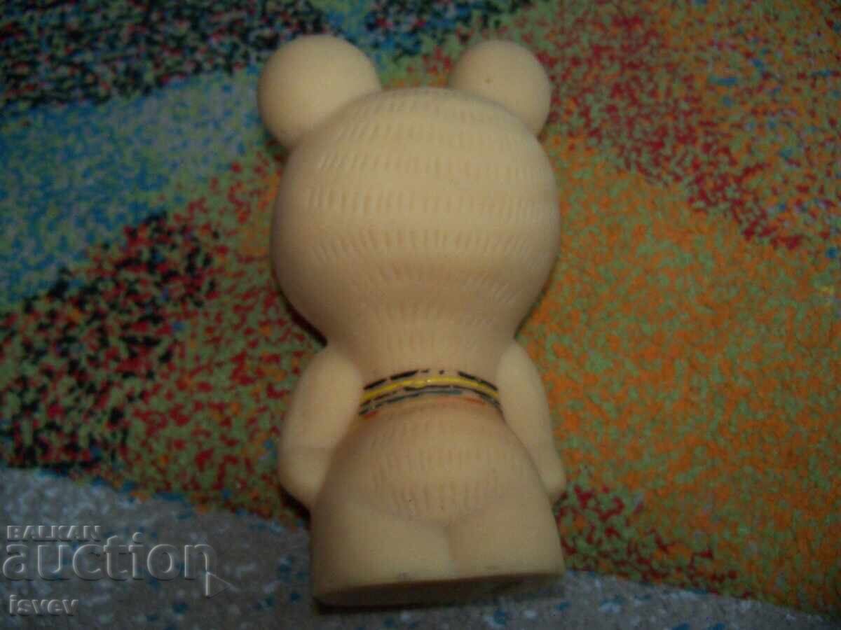 Large rubber bear Misha from the 1980 Olympics - 6