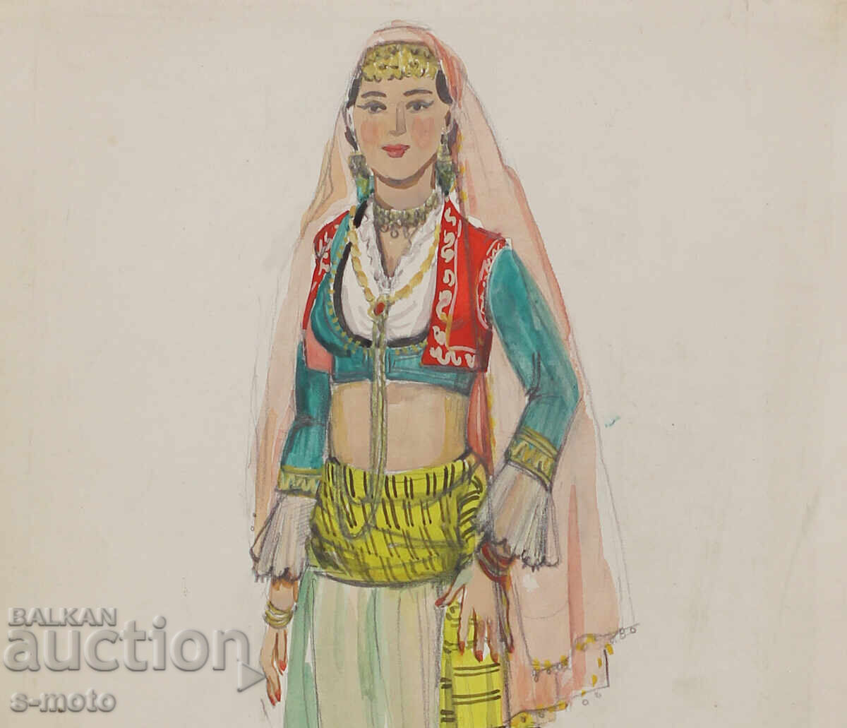 Ζλάτκα Ντάμποβα (1927 - 1997) σκηνογραφία ''Χαϊντούσκα κλέτβα'' - 6