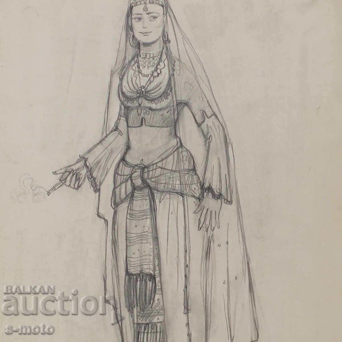 Πίνακας σκηνογραφίας Zlatka Dăbova ''Haiduška kletva'' 1957 - 5