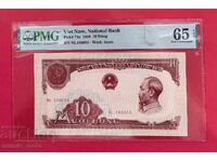 Vietnam 10 Dong 1958 PMG 65