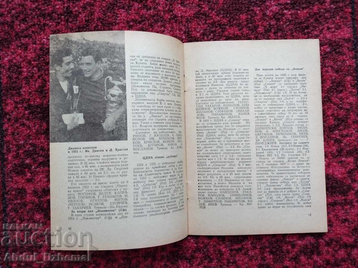 Ποδοσφαιρικό πρόγραμμα Λέφσκι - ΤΣΣΚΑ 1969 - 7 Ποδοσφαιρικό πρόγραμμα Λέφσκι - ΤΣΣΚΑ 1969 - 7