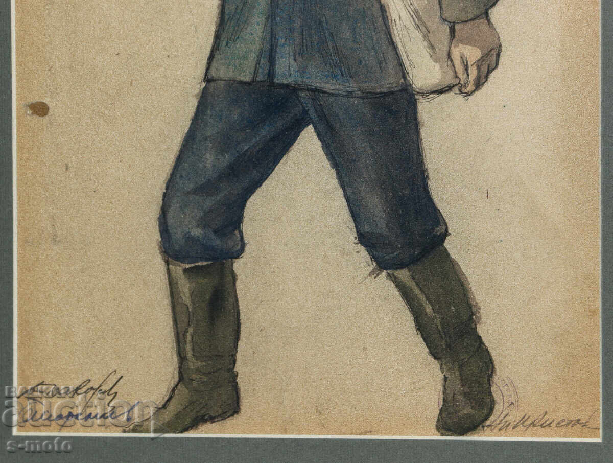Σκηνογραφία του Γεωργίου Ποπόφ - Τζον (1906 - 1961) Ακουαρέλα - 7 Σκηνογραφία του Γεωργίου Ποπόφ - Τζον (1906 - 1961) Ακουαρέλα - 7