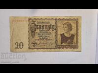 Германия 20 райхсмарки 1939 година