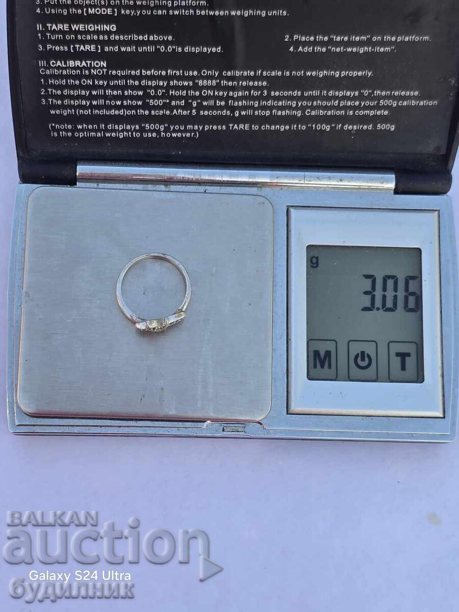 Сребърен пръстен. 17,7мм. Пускам над 100 Аукциона. Разгледай - 5 Сребърен пръстен. 17,7мм. Пускам над 100 Аукциона. Разгледай - 5