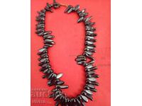 Antique hematite necklace