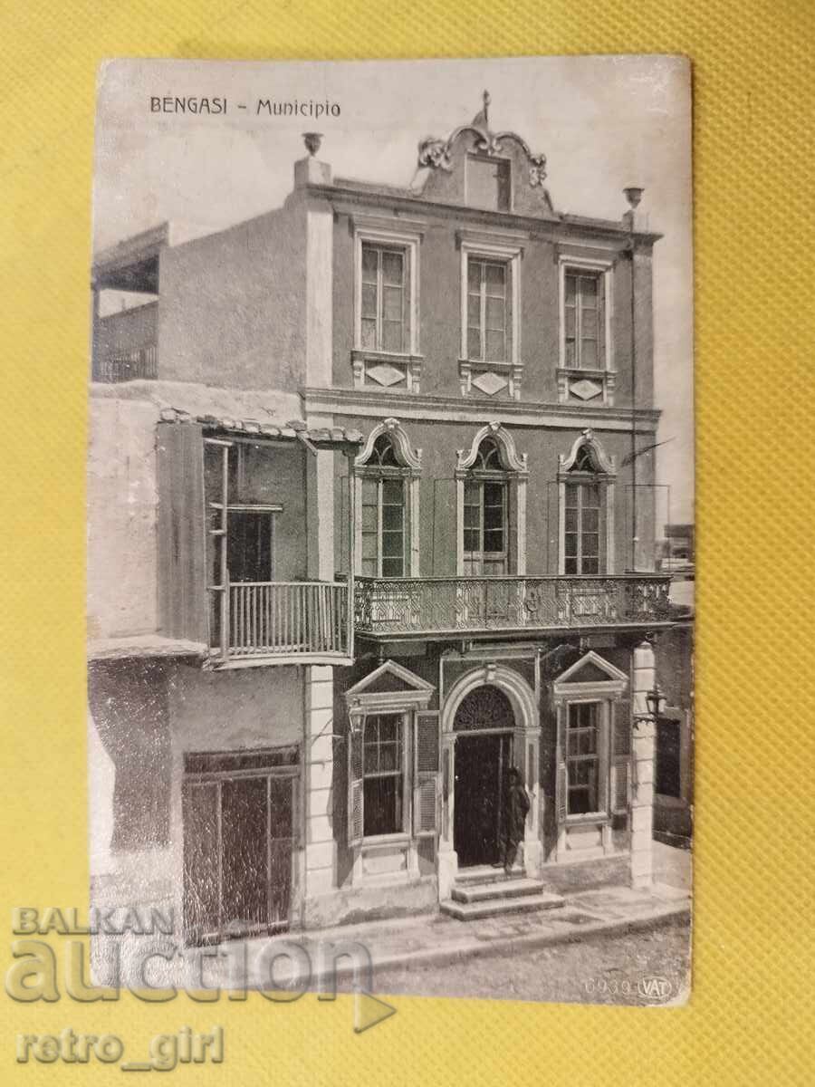 Old postcard - PSV. Libya, Benghazi