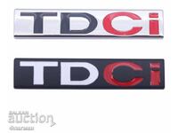 Embleme din aluminiu ”TDCi” pentru Ford - 82 mm / 17 mm