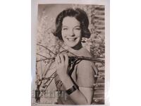Fotografie originală pe carte poștală Romy Schneider