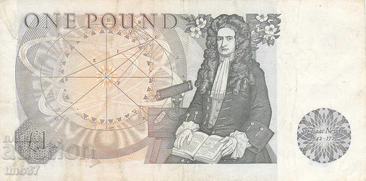 Auction tino37 - GREAT BRITAIN - ENGLAND - 1 POUND - 1978/80 - VF Auction tino37 - GREAT BRITAIN - ENGLAND - 1 POUND - 1978/80 - VF