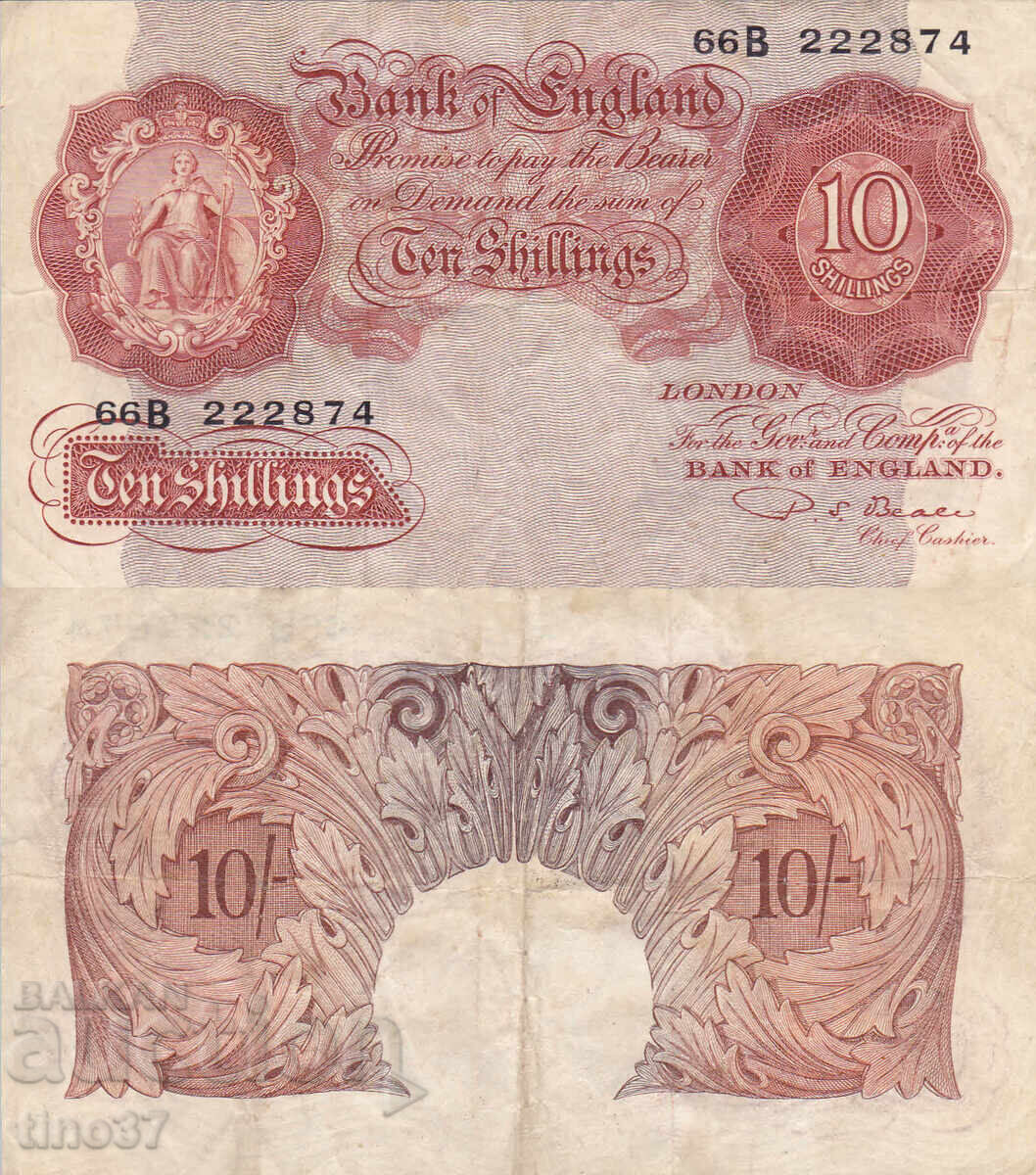 tino37- ΗΝΩΜΕΝΟ ΒΑΣΙΛΕΙΟ - ΑΓΓΛΙΑ - 10 ΣΕΛΙΝΙΑ - 1949 - F+ tino37- ΗΝΩΜΕΝΟ ΒΑΣΙΛΕΙΟ - ΑΓΓΛΙΑ - 10 ΣΕΛΙΝΙΑ - 1949 - F+