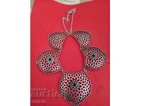 Старинно колие с камъни