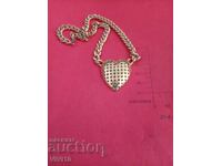 Antique Necklace, Gold Plated