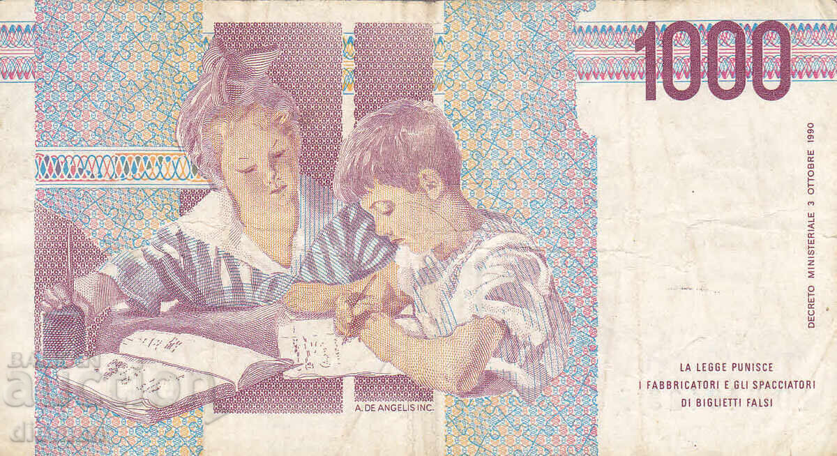 dioman - ITALY - 1000 LIRE with price 1.00 BGN | € 0.51