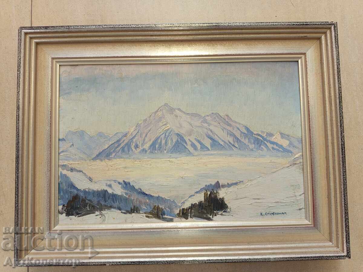 Παράδοση Όμορφη ελαιογραφία