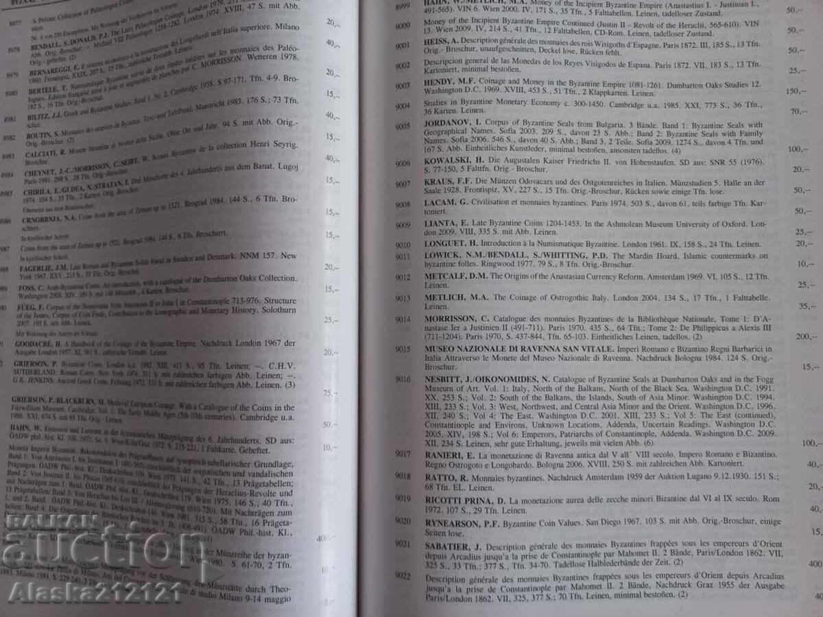 Auction  Numismatics - Auction catalog for numismatic literature