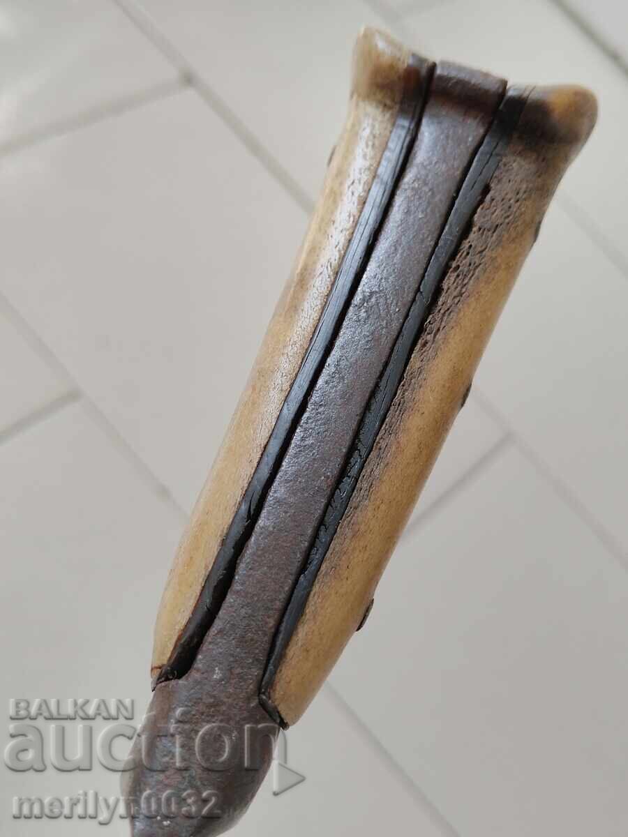Παλιό τσεκουράκι βοσκού χωρίς θήκη και σφραγίδα αγκουλάκ καρακουλάκ λεπίδα - 7