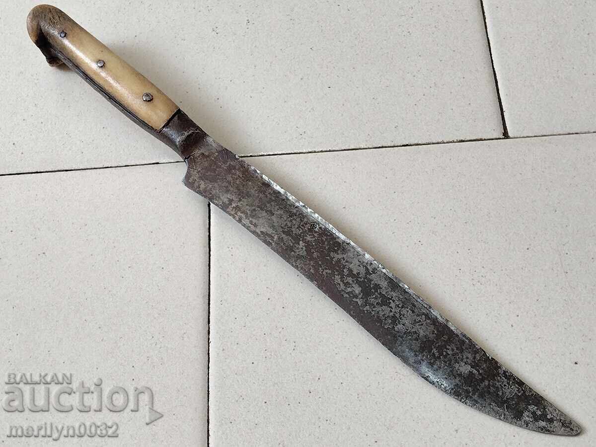 Παλιό τσεκουράκι βοσκού χωρίς θήκη και σφραγίδα αγκουλάκ καρακουλάκ λεπίδα
