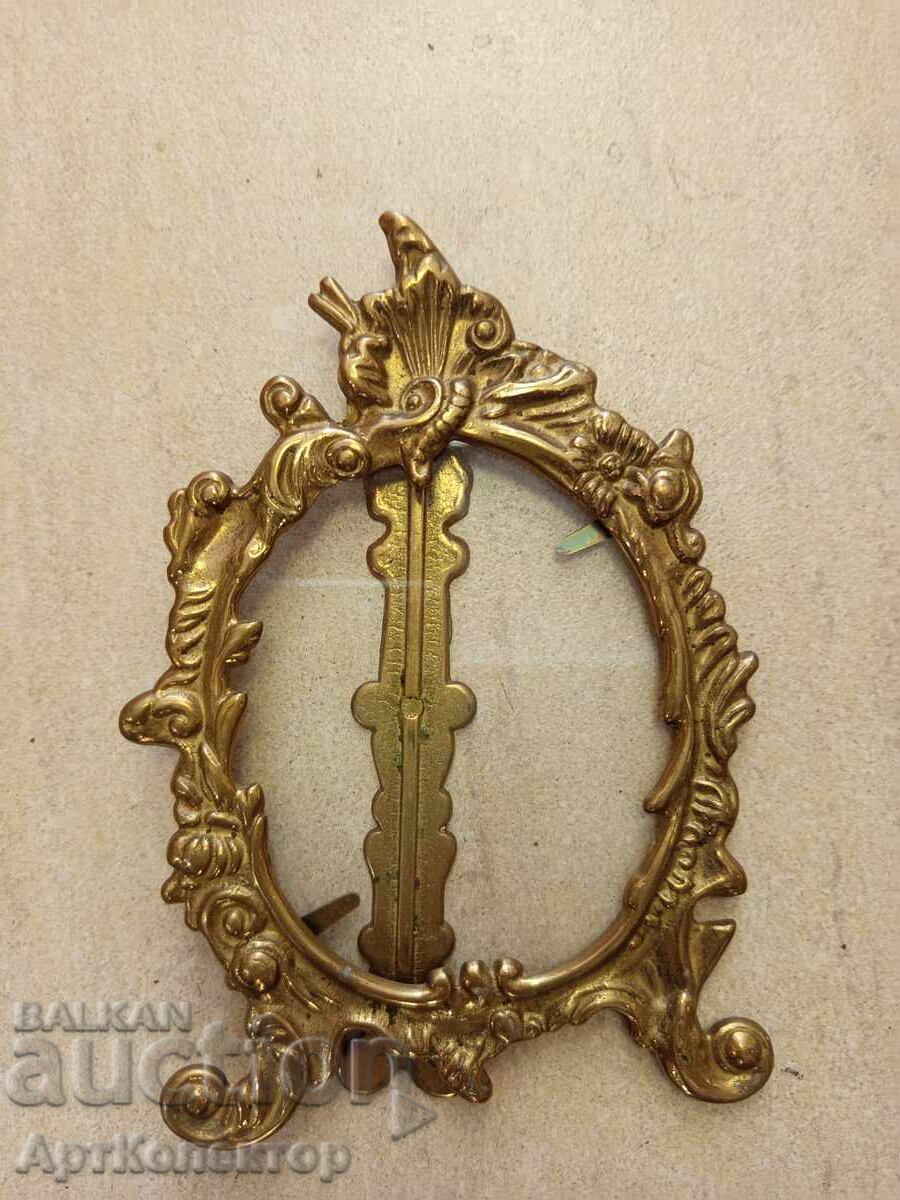 Παράδοση Παλαιό μπαρόκ πλαίσιο μπρούτζος ορείχαλκος