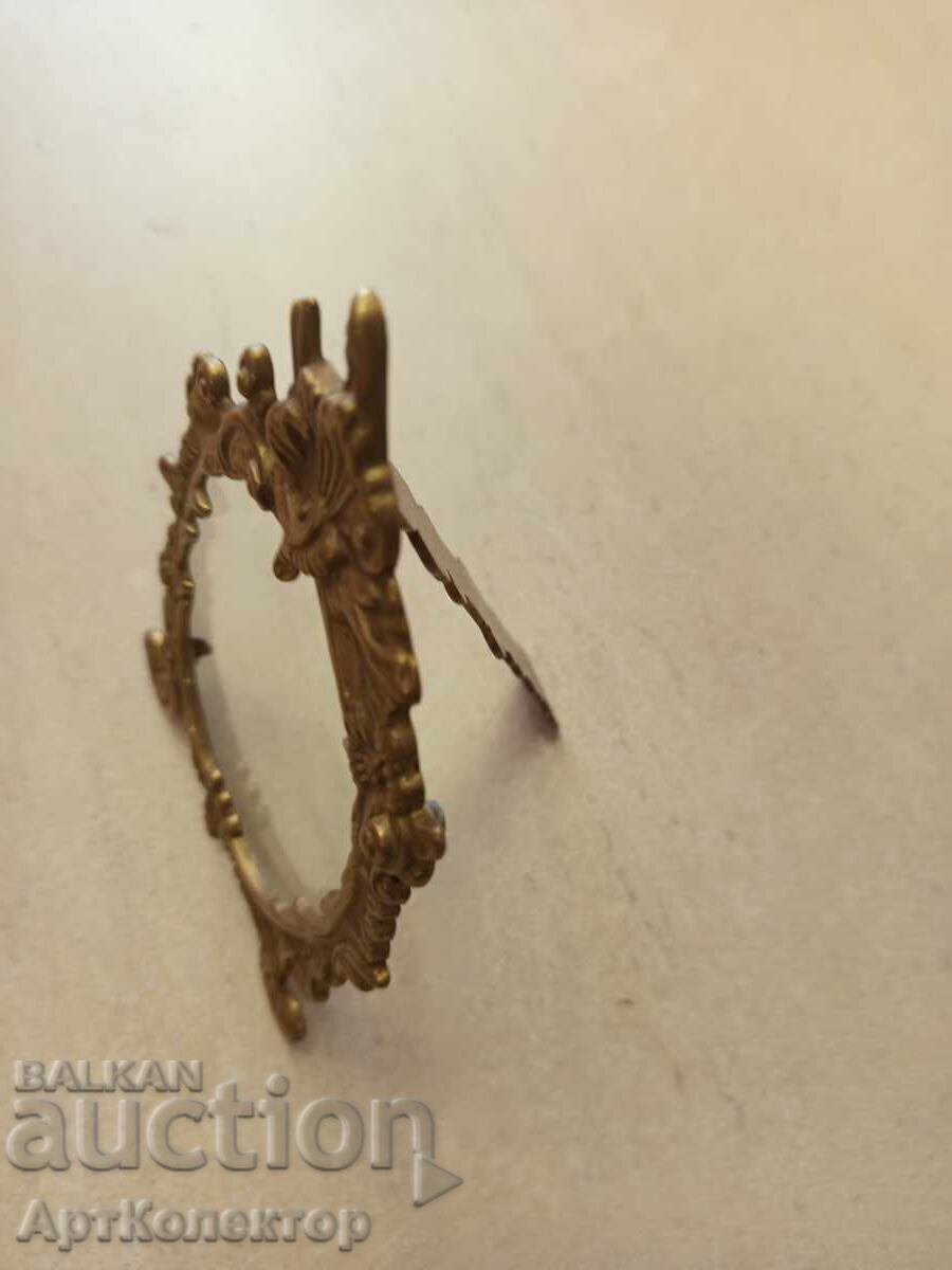 Delivery of Old Baroque Frame Bronze Brass