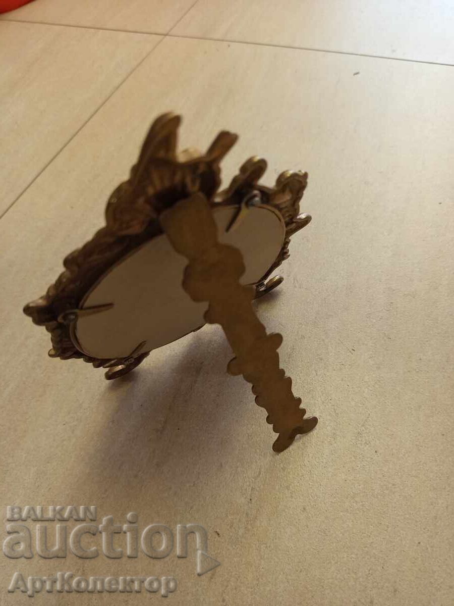 Old Baroque Frame Bronze Brass - 6