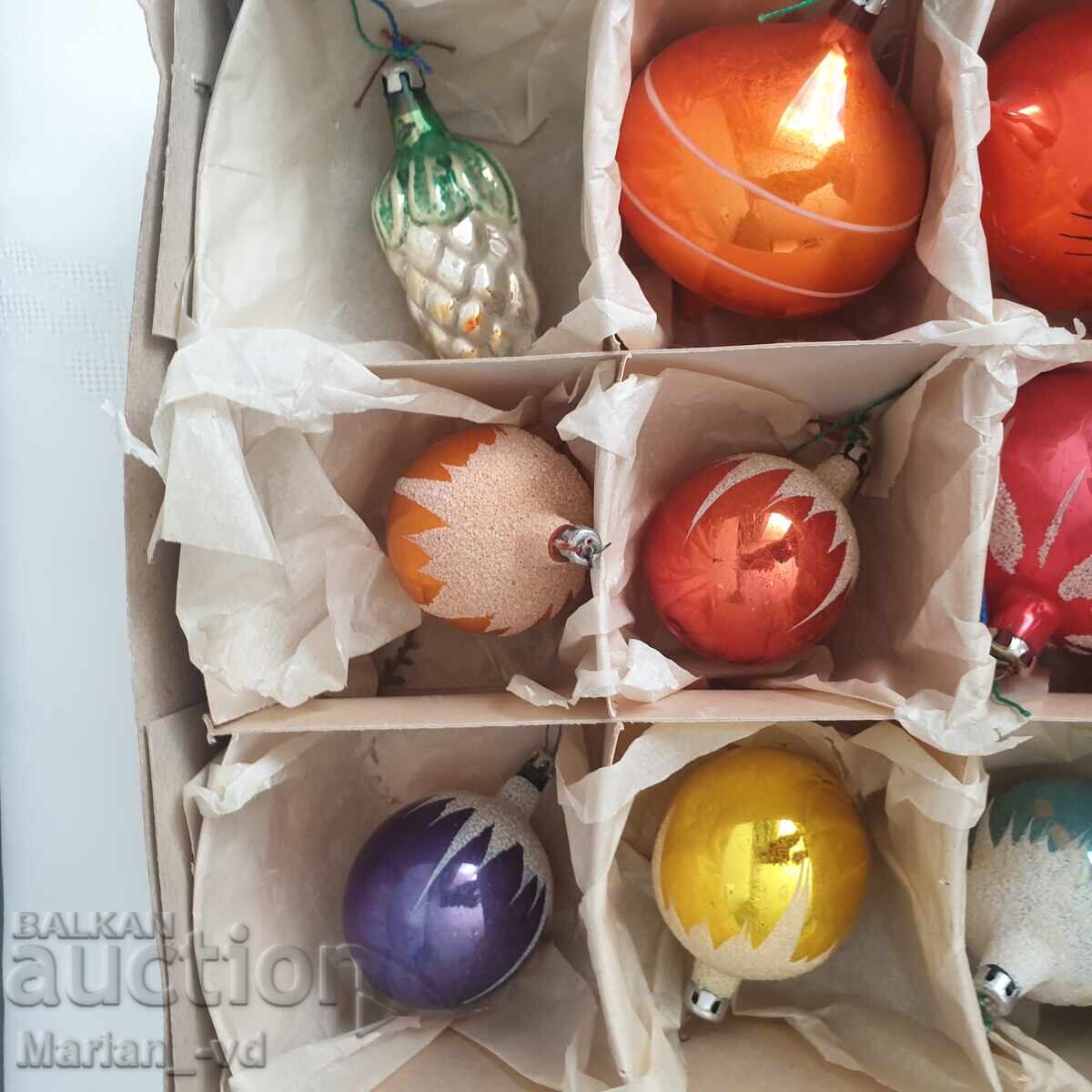 Old New Year's glass ornaments - 6