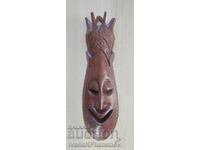 Wood Carving Solid Africa for Connoisseurs 60cm