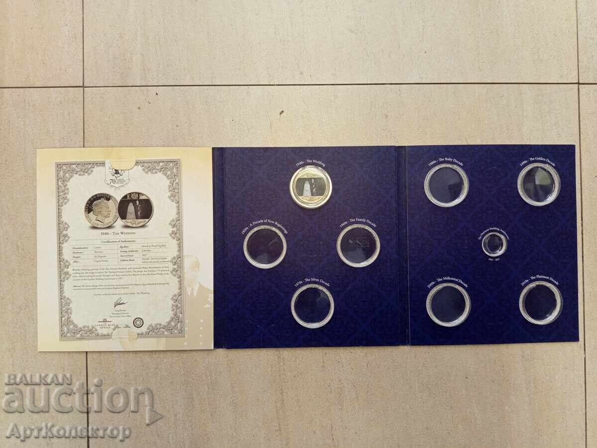 Coin Catalog 70 Years Wedding The Platinum Wedding - 6