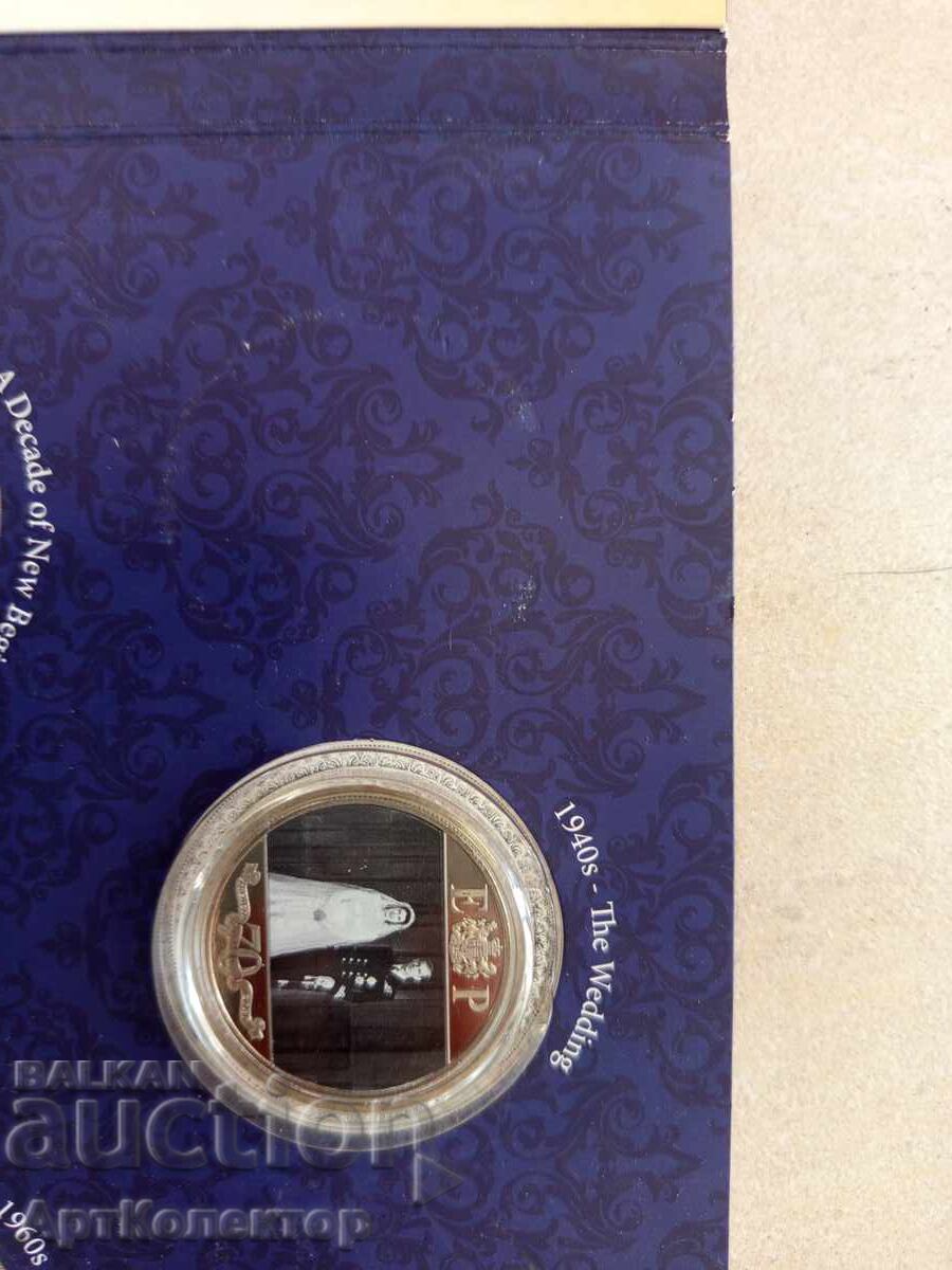 Coin Catalog 70 Years Wedding The Platinum Wedding - 7