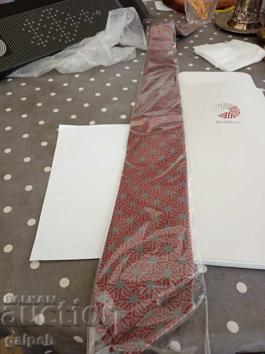 NEW NECKTIE - LATVIA - 1 pc with price 15.00 BGN | € 7.67