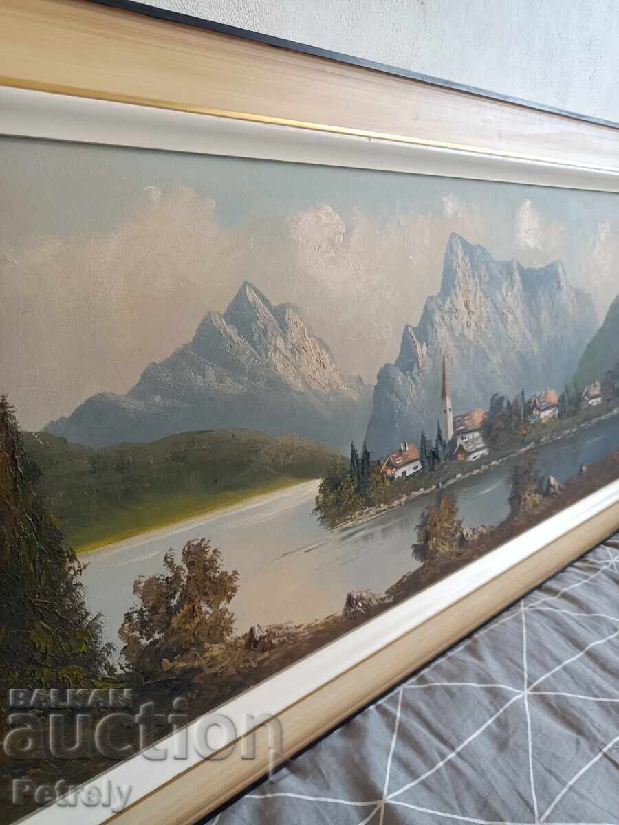 Auction  Large oil painting