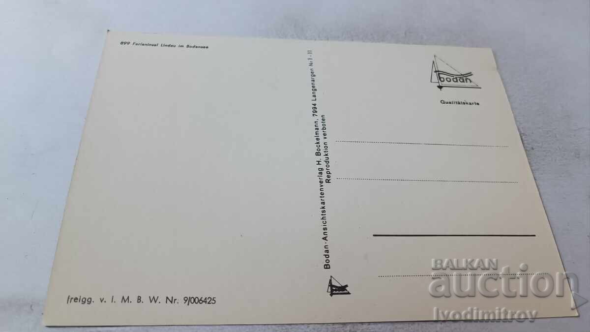 Cartolină poștală Lindau cu preț 0.65 BGN | € 0.33