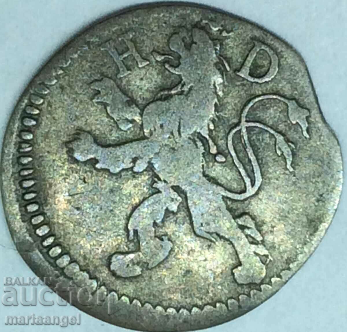 1 кройцер 1801 Хесе-Дармщадт Германия Лудвиг X сребро - 5 1 кройцер 1801 Хесе-Дармщадт Германия Лудвиг X сребро - 5